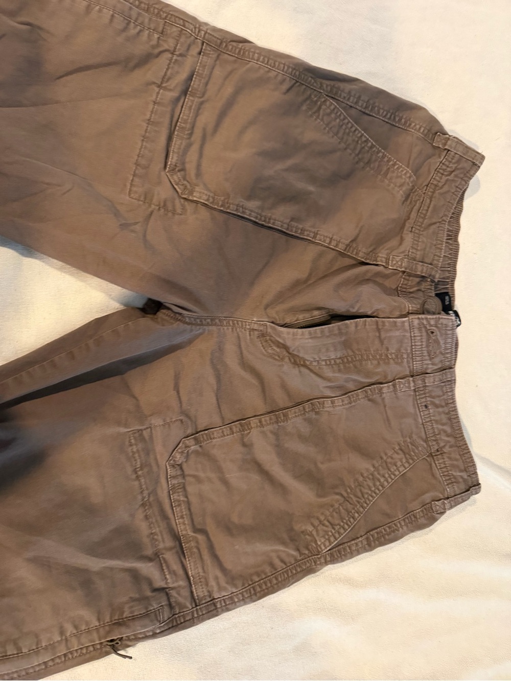 Hollister Brown Cargo Pants with Drawstring Waist - Picture 4 of 5